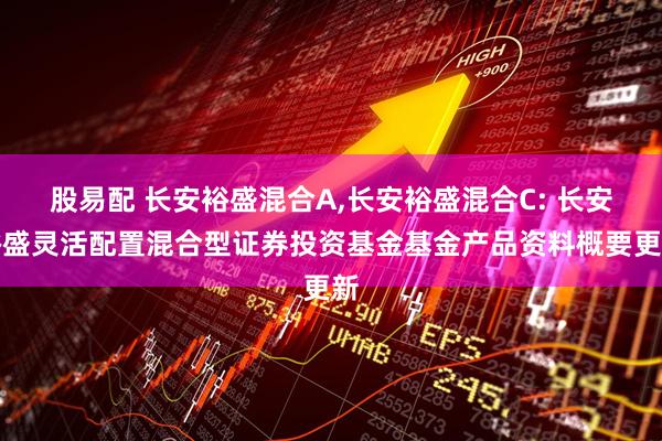 股易配 长安裕盛混合A,长安裕盛混合C: 长安裕盛灵活配置混合型证券投资基金基金产品资料概要更新